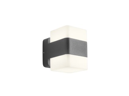 LED vonkajšie nástenné svietidlo Tok, v.11,6cm (Farba Biela)