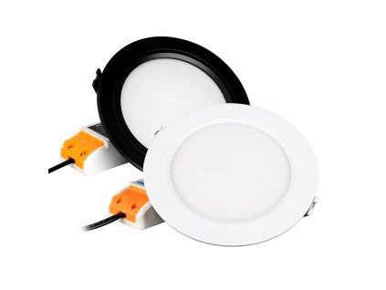 LED zápustné svietidlo RGB+CCT Mi-light, 9W, 2.4GHz, RF ovládanie, FUT061 (Farba Čierna)