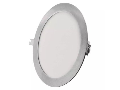 LED zápustný panel NEXXO ø22,5cm, 18W, CCT, okrúhly, čierny/strieborný (Farba Silver)
