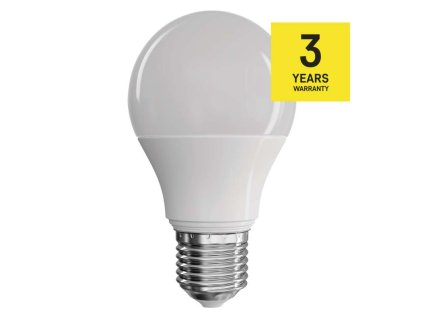 18699 led zarovka classic a60 7 3w e27 tepla bila
