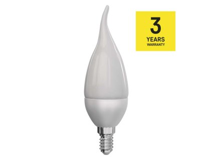 LED žiarovka Classic Candle Tail 5,2 W E14 teplá biela