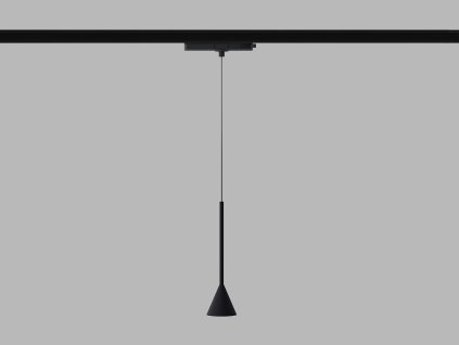 Lištové LED svítidlo TRACK KONO, 6W pro 3F lištu. (Teplota světla 3000K - teplá biela, stmievanie ON/OFF (bez stmívání))