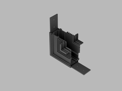 Rohová vertikální spojka pro zapuštěnou lištu 48V MAG IN, DALI (Farba Biela)