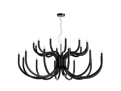 Luxusné LED závesné svietidlo LUXOR, ø125cm (Farba Biela)