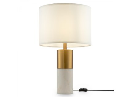 55856 luxusni stolni lampa bianco 60w v 65 cm 1xe27