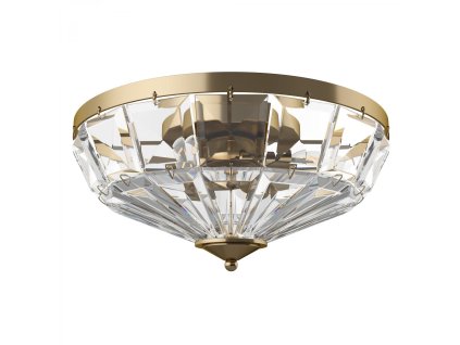 Luxusné stropné svietidlo FACET, 60W, ⌀ 39,6 cm, 4xE14 (Farba Zlatá)