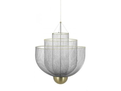 40123 2 luxusni zavesne svitidlo illusion l stribrna
