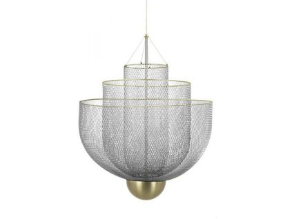 40126 2 luxusni zavesne svitidlo illusion xl stribrna