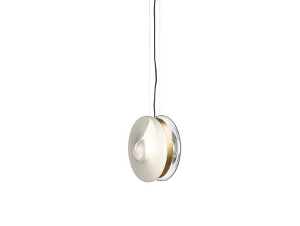 orbital white patina brass