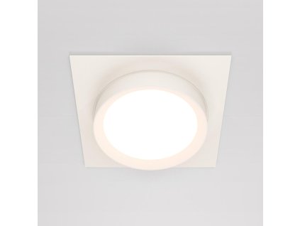 Moderné vstavané svietidlo HOOP, 15W, d. 11 cm, 1xGX53 (Farba Čierna)