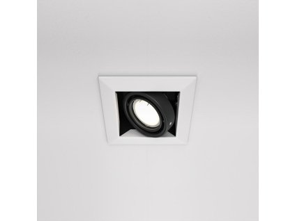 Moderné vstavané svietidlo METAL MODERN, 50W, d. 12,6 cm, 1xGU10 (Farba Čierna)