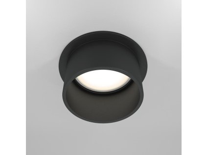 Moderné vstavané svietidlo REIF, 12W, ⌀ 6,8 cm, 1xGU10 (Farba Čierna)