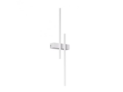 Nástěnná LED lampa Tangent, dvojitá pravá varianta (Barva bílá)
