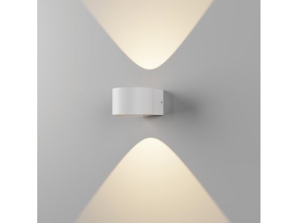 Nástenné LED svietidlo ANIA, ⌀ 107 mm, 2x6W, CRI80, IP65 (Farba Biela)