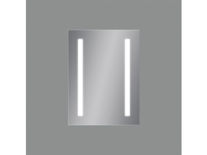 Nástenné LED zrkadlo JOUR, š. 52 cm, 2x11,5 W, CRI90, IP44