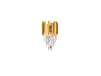 48110 nastenne svitidlo grane zlaty kov a kristal e14 2x5w