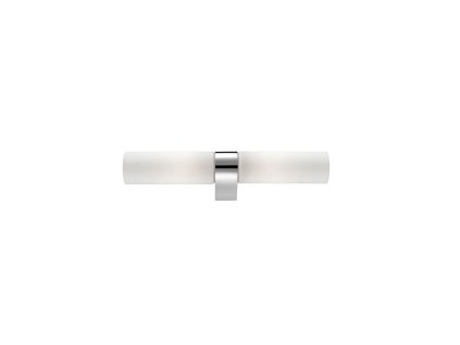 52397 nastenne svitidlo polo bile opalove sklo chromovany hlinik e14 2x5w ip44
