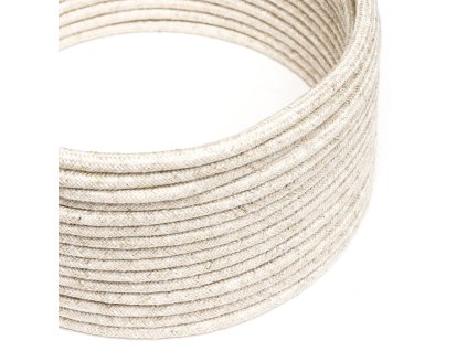 ultra mekky silikonovy elektricky kabel s bilou melange podsivkou rn01 kulaty 2x075 mm 2