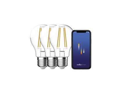 Smart LED žiarovka E27 set 3 ks
