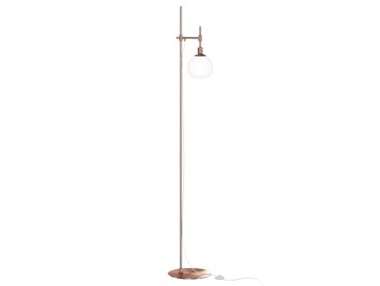 Stojacia lampa ERICH, 40W, v. 155 cm, 1xE14 (Farba Mosadz)