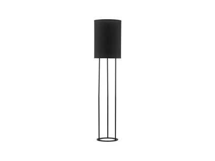 51692 stojaci lampa leith cerne stinidlo a cerny hlinik e27 1x12w