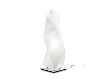 lampada tavolo diamond piccola bianco