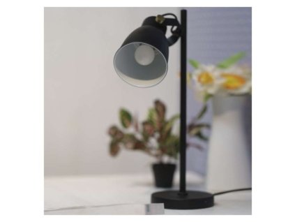 60901 stolni lampa julian na zarovku e27 cerna