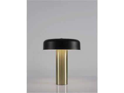 52172 stolni lampa pandora zlaty a cerny hlinik a akryl led 18w 3000k