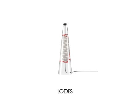 Cono di Luce table Red