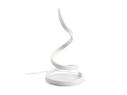 Stolná LED lampa SCROLL v: 46cm, 19W (Farba Biela)