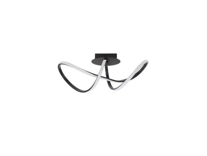 47510 stropni led svitidlo amara cerny hlinik a akryl 23w 3000k