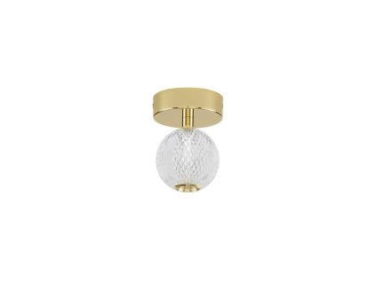 47672 stropni led svitidlo brillante zlaty hlinik a akryl 4w 3200k
