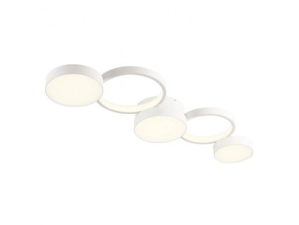 Stropní LED svítidlo Cronos, 5 kruhů (Barva bílá)