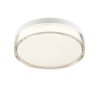 Stropné LED svietidlo FRISBI, 12W, Ø 230 mm, CCT switch 3000-4000K, IP44 (Farba Chróm)