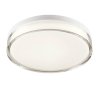 Stropné LED svietidlo FRISBI, 18W, Ø 280 mm, CCT switch 3000-4000K, IP44 (Farba Chróm)