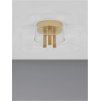 48026 1 stropni led svitidlo gatlin mosazny zlaty kov a akryl 20 5w 3000k stmivatelne