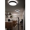 Stropné LED svietidlo LISBOA ø 40 cm, 30W + 5W, CRI90 (Teplota světla 3000K - teplá biela, stmievanie ZAPNUTIE/VYPNUTIE, Materiál Biela)