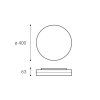 15342 7 stropni led svitidlo round iii 40 cm ip54