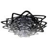 lampada soffitto aurora grande nero