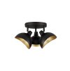 48041 stropni svitidlo geeti matna cerna a zlaty kov e14 3x5w