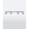 pol pl Plafon RING 4L Szary 390 9