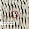 48275 1 textilni elektricky kabel 3x1 5 spiralovy umely hedvab tm00 slonovinovy