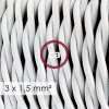 48278 1 textilni elektricky kabel 3x1 5 spiralovy umely hedvab tm01 bily