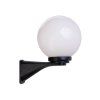 Venkovní nástěnná lampa Sfera, ø20cm, IP44 (Farba Biela)