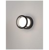 50258 1 venkovni nastenne svitidlo agosto cerny hlinik a akrylovy difuzor led 6w 3000k 120st ip54