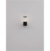 50693 venkovni nastenne svitidlo cetera cerny hlinik a akryl e27 1x12w ip54