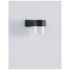 50837 1 venkovni nastenne svitidlo darf cerny hlinik abs difuzor led 5w 3000k 104st ip65 svetlo dolu