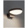 50960 7 venkovni nastenne svitidlo enzi tmave sedy hlinik akrylovy difuzor led 15w 3000k 180st ip54