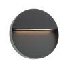 Vonkajšie nástenné svietidlo EVEN - okrúhle, ø21,5cm (Farba Antracit)
