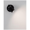 50996 3 venkovni nastenne svitidlo fend cerny hlinik a sklo led 5w 3000k 21st ip65